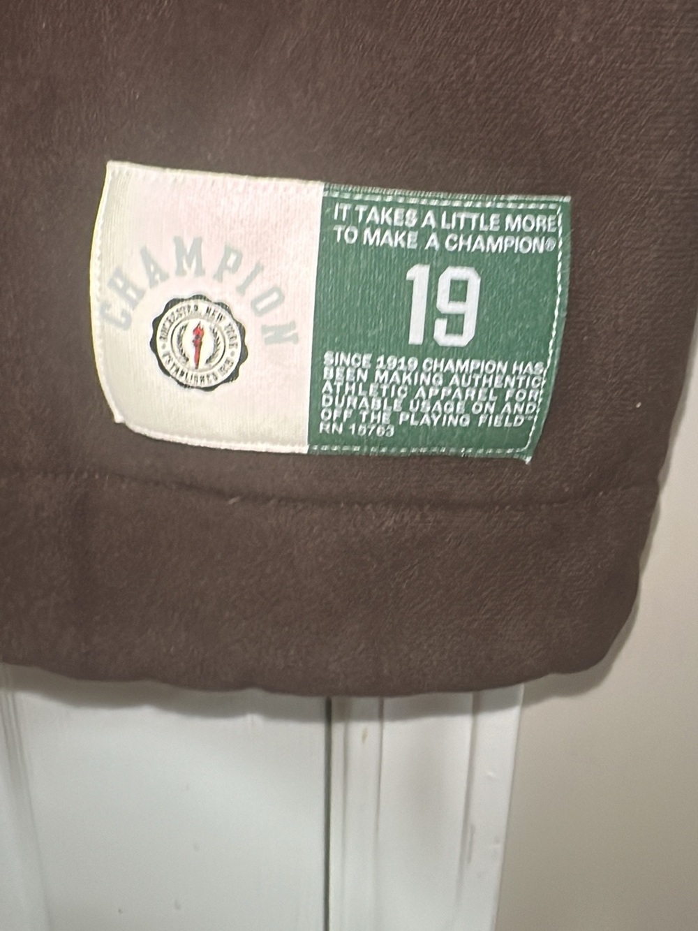 Champion UO Exclusive Reverse Weave Short Sleeve Crew Neck Sweatshirt. (mix36) - Picture 5 of 9